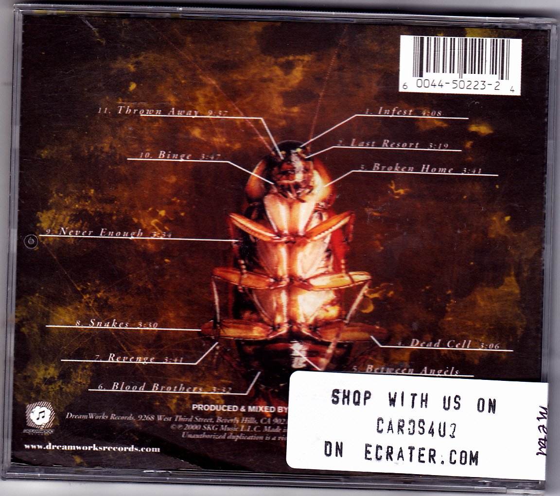 Infest By Papa Roach CD 2000 - Very Good