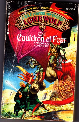 Lone Wolf No. 9 - The Cauldron of Fear by Joe Dever Paperback Book - Good
