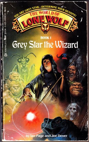 Grey Star the Wizard #1 by Joe Dever 1987 Paperback Book - Good