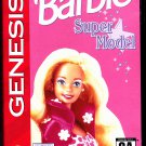 Barbie Super Model - Sega Genesis 1992 Video Game - Very Good - COMPLETE