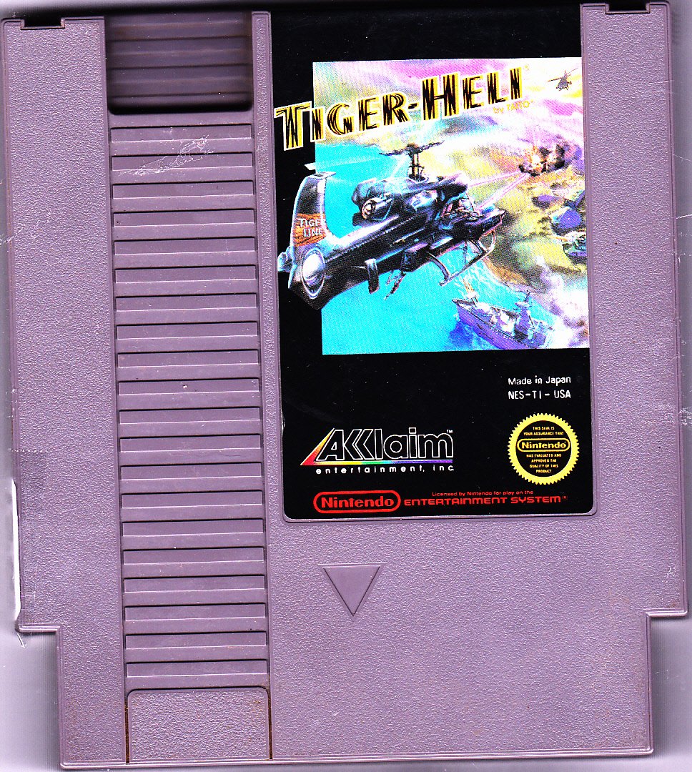 Tiger-Heli - Nintendo Nes 1987 Video Game - Good