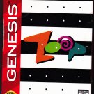Zoop - Sega Genesis 1995 Video Game - Very Good - COMPLETE