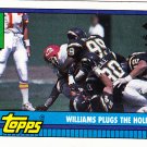 Williams Plugs the Hole #508 - Chargers 1990 Topps Football Trading Card
