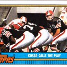 Kosar Calls the Play #505 - Browns 1990 Topps Football Trading Card