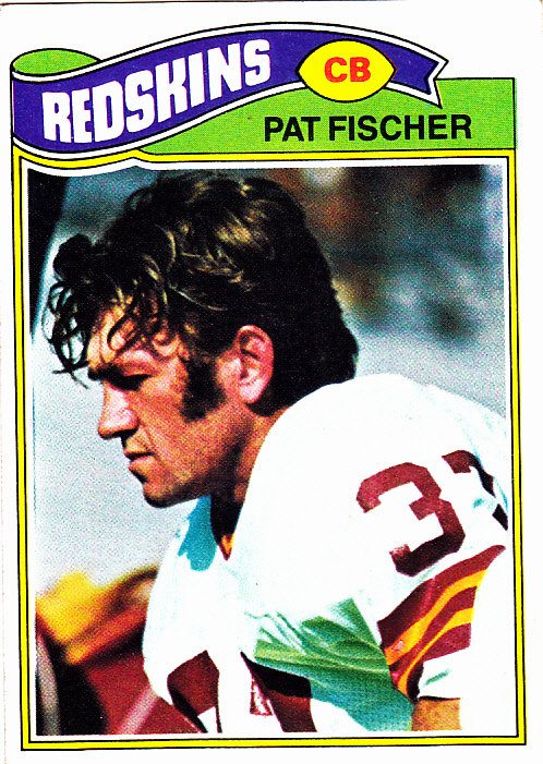 Pat Fischer #409 - Redskins 1977 Topps Football Trading Card