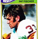Pat Fischer #409 - Redskins 1977 Topps Football Trading Card