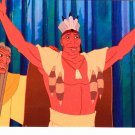Powhatan Village #7 - Disney Pocahontas 1995 Trading Card