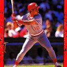 Luis Quinones #595 - Reds 1990 Donruss Baseball Trading Card