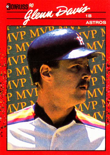 Glenn Davis #21 - Astros 1990 Donruss Baseball Trading Card