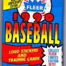 Fleer 1990 Baseball Cards Factory Sealed Pack