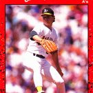 Curt Young #505 - Athletics 1990 Donruss Baseball Trading Card