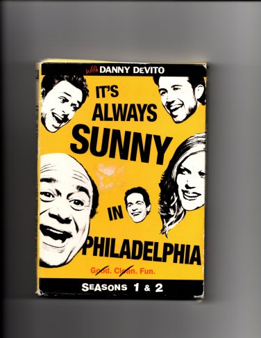 Its Always Sunny in Philadelphia - Complete 1st & 2nd Season DVD 2009, 3-Disc Set - Very Good