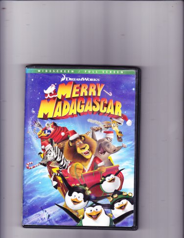 Merry Madagascar DVD 2009 - Widescreen/Fullscreen - Very Good
