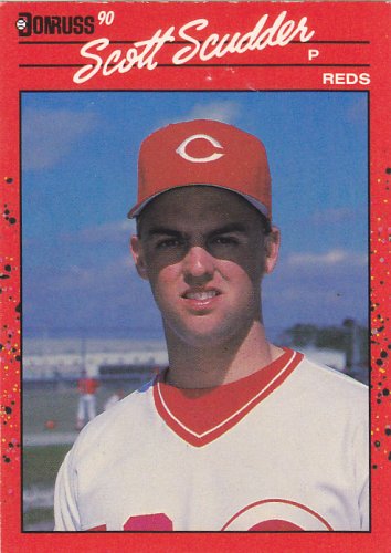 Scott Scudder #435 - Reds 1990 Donruss Baseball Trading Card