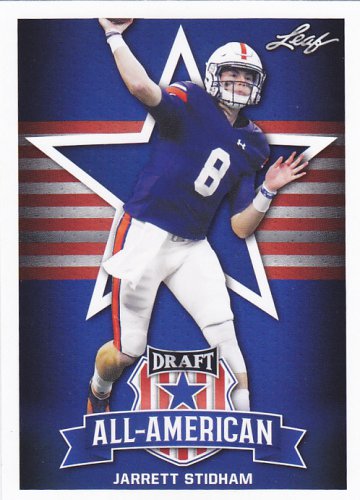 Jarrett Stidham #72 - Patriots 2019 Leaf Rookie Football Trading Card