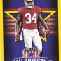 Damien Harris #77 - Patriots 2019 Gold Leaf Rookie Football Trading Card