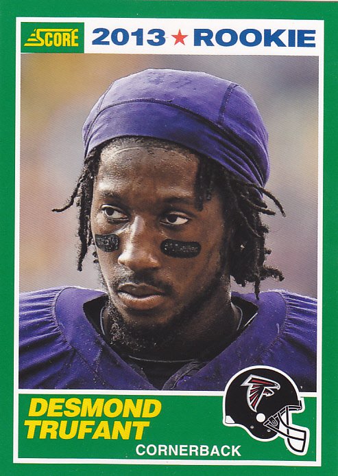 Desmond Trufant #398 - Falcons 2013 Score Rookie Football Trading Card