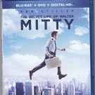 Secret Life of Walter Mitty BLU-RAY & DVD 2013 - Very Good