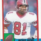 Michael Haynes #471 - Falcons 1990 Topps Football Trading Card