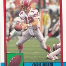 Chris Miller #472 - Falcons 1990 Topps Football Trading Card