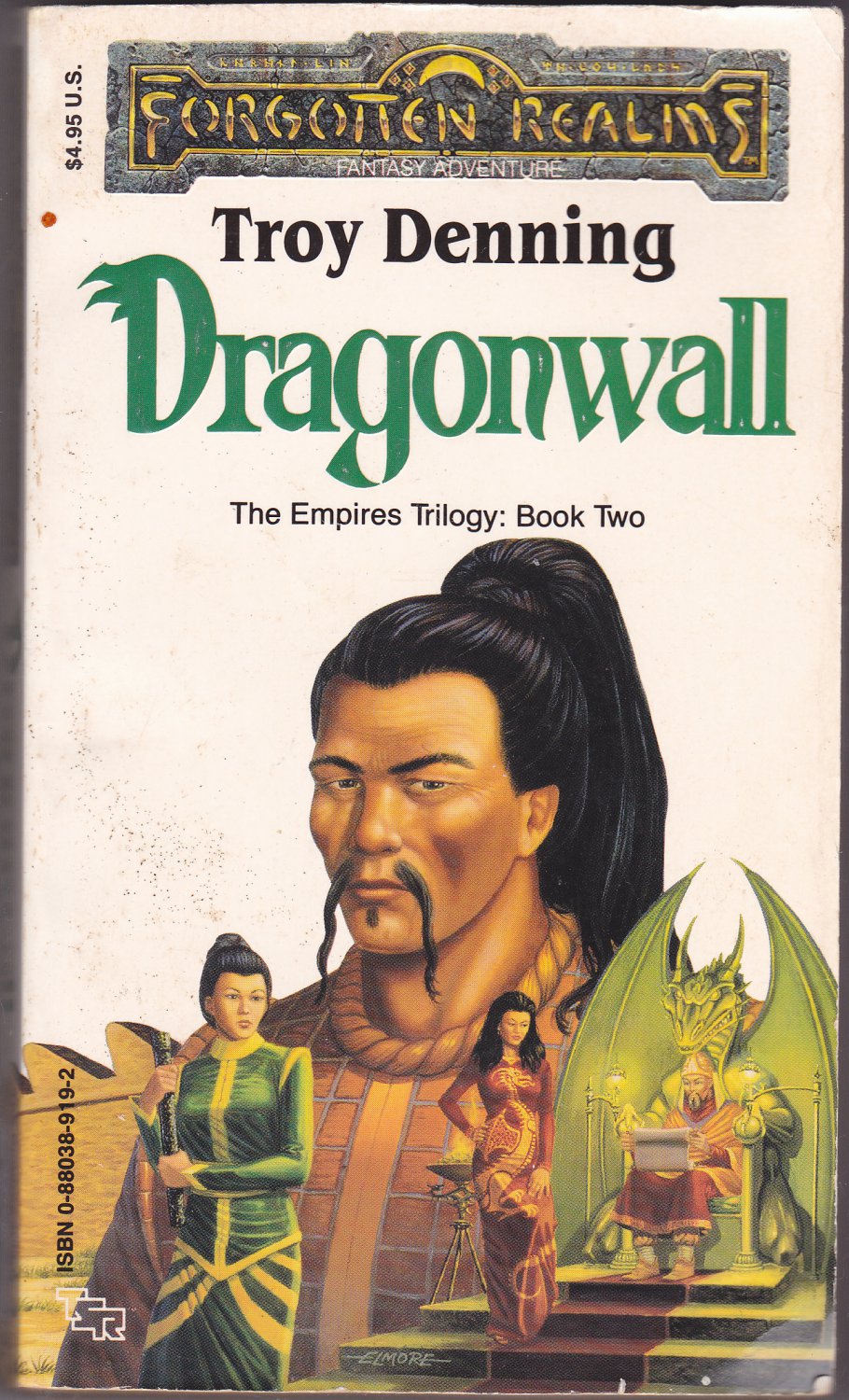 Dragonwall (Empires) by Forgotten Realms 1962 Paperback Book - Very Good