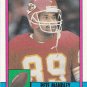Pete Mandley #247 - Chiefs 1990 Topps Football Trading Card