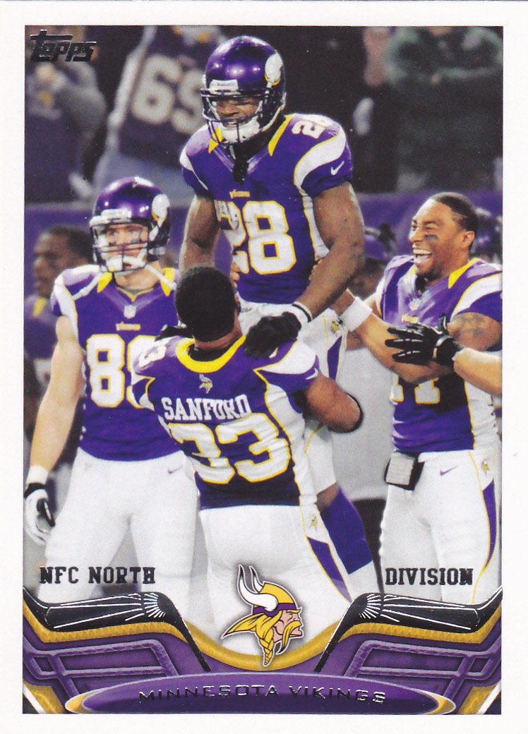 Minnesota Vikings #169 - Vikings 2013 Topps Football Trading Card