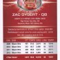 Zac Dysert #146 - Broncos 2013 Sage Hit SILVER FELT Rookie Football Trading Card
