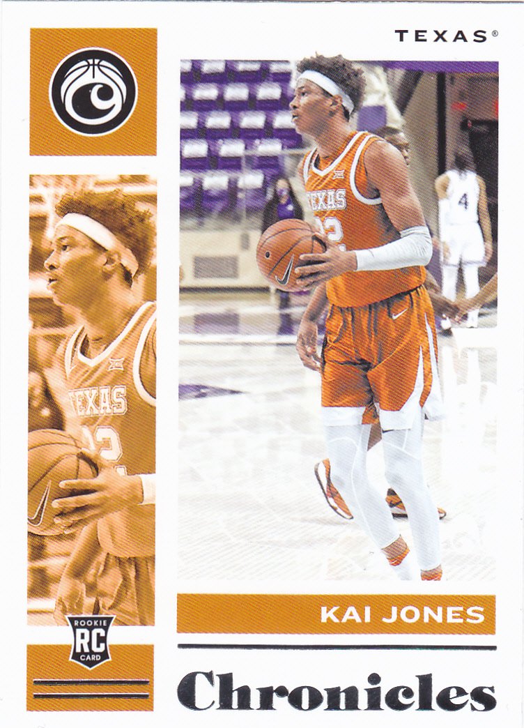 Kai Jones #12 - Knicks 2021 Panini Rookie Basketball Trading Card