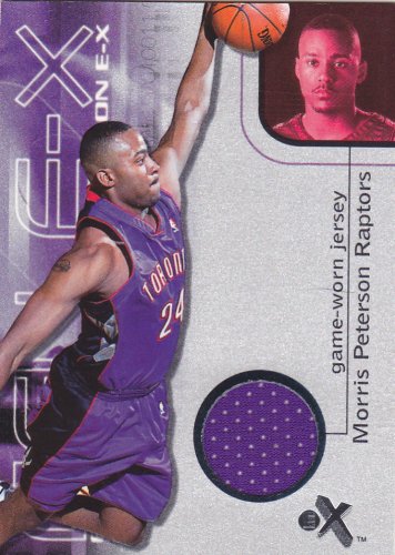Morris Peterson #E-X - Raptors 2001 Fleer Patch Basketball Trading Card