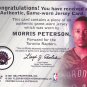 Morris Peterson #E-X - Raptors 2001 Fleer Patch Basketball Trading Card
