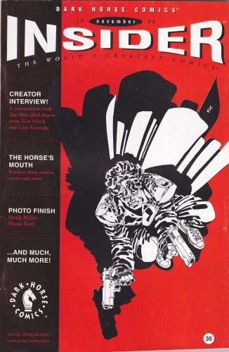 Insider #35 - Dark Horse 1994 Comic Book - Very Good