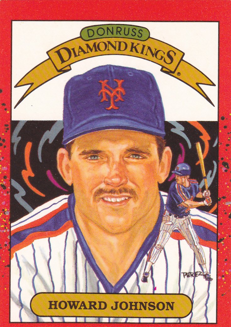 Howard Johnson #18 - Mets Donruss 1990 Baseball Trading Card