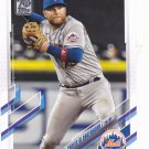Travis Blankenhorn #US231 - Mets Topps 2021 Rookie Baseball Trading Card