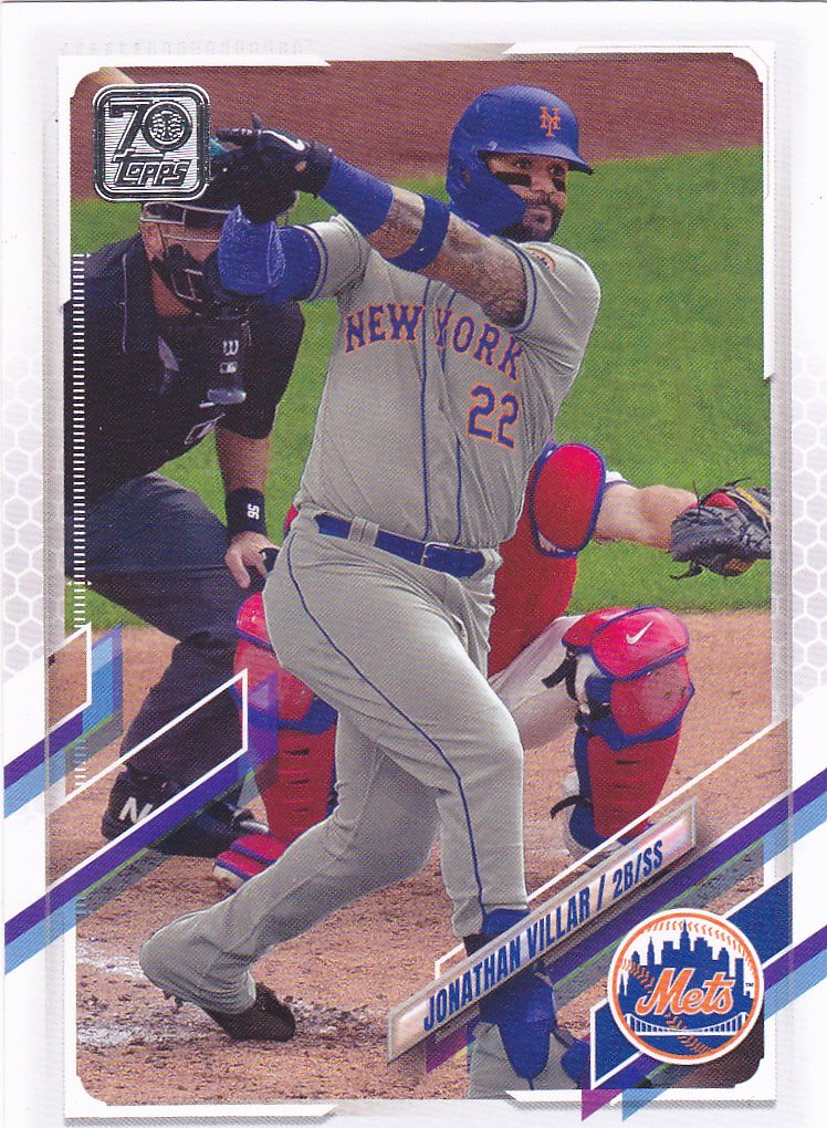 Jonathan Villar #479 - Mets Topps 2021 Baseball Trading Card