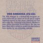 USS America #57 - Topps Desert Storm 1991 Trading Card
