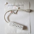 3 Outlet Power Strip Grounded Plug Cord - Very Good