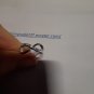 925 Sterling Silver Round Infinity Cubic Zirconia Ring Size 5.5 - Brand New