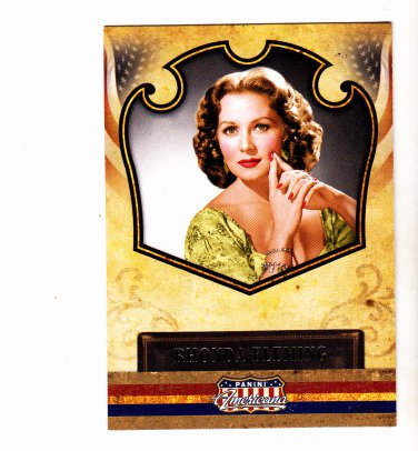 Rhonda Fleming #75 - Panini Americana 2011 Trading Card