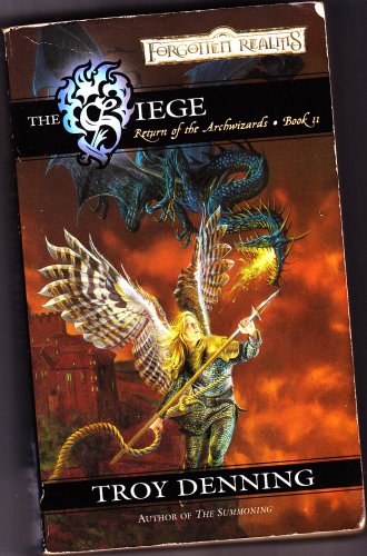 The Siege (Archwizard #2) by Troy Denning 2001 Paperback Book - Very Good