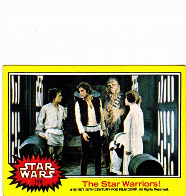 The Star Warriors #21 - Star Wars 1977 Trading Card