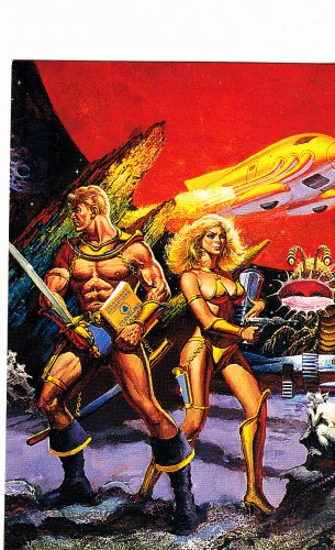 Space Video Fantasy #69 - Barr 1994 Fantasy Art Trading Card