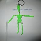 Green Skeleton - Key Chain - Brand New