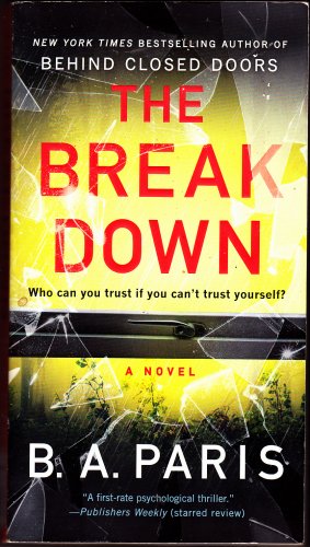 The Breakdown by B. A. Paris 2020 Paperback Book - Very Good