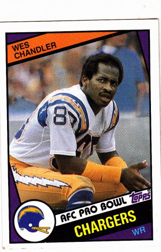 Wes Chandler #178 - Rams 1984 Topps Football Trading Card
