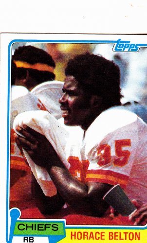 Horace Belton #163 - Chiefs 1981 Topps Football Trading Card