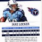 Jake Locker #95 - Titans 2013 Panini Rookie Football Trading Card