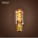 T45 01 Antique Vintage Retro Edison Light Bulbs 110/220V E27 40W