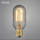 T45 02 Antique Vintage Retro Edison Light Bulbs 110/220V E27 40W