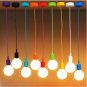 Colorful Modern Vintage E27 Pendant Lights